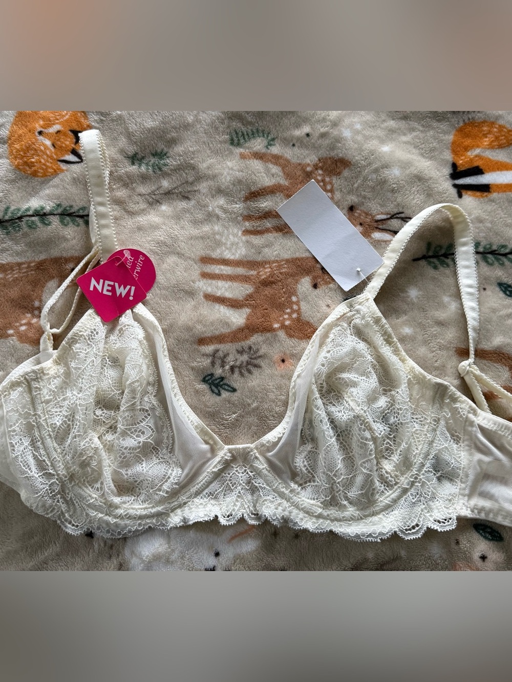 New 36C lily of France lace underwire bra